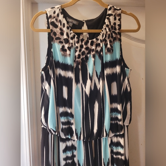 ROZ & ALI 14W Maxi length Dress, EUC - Picture 3 of 8